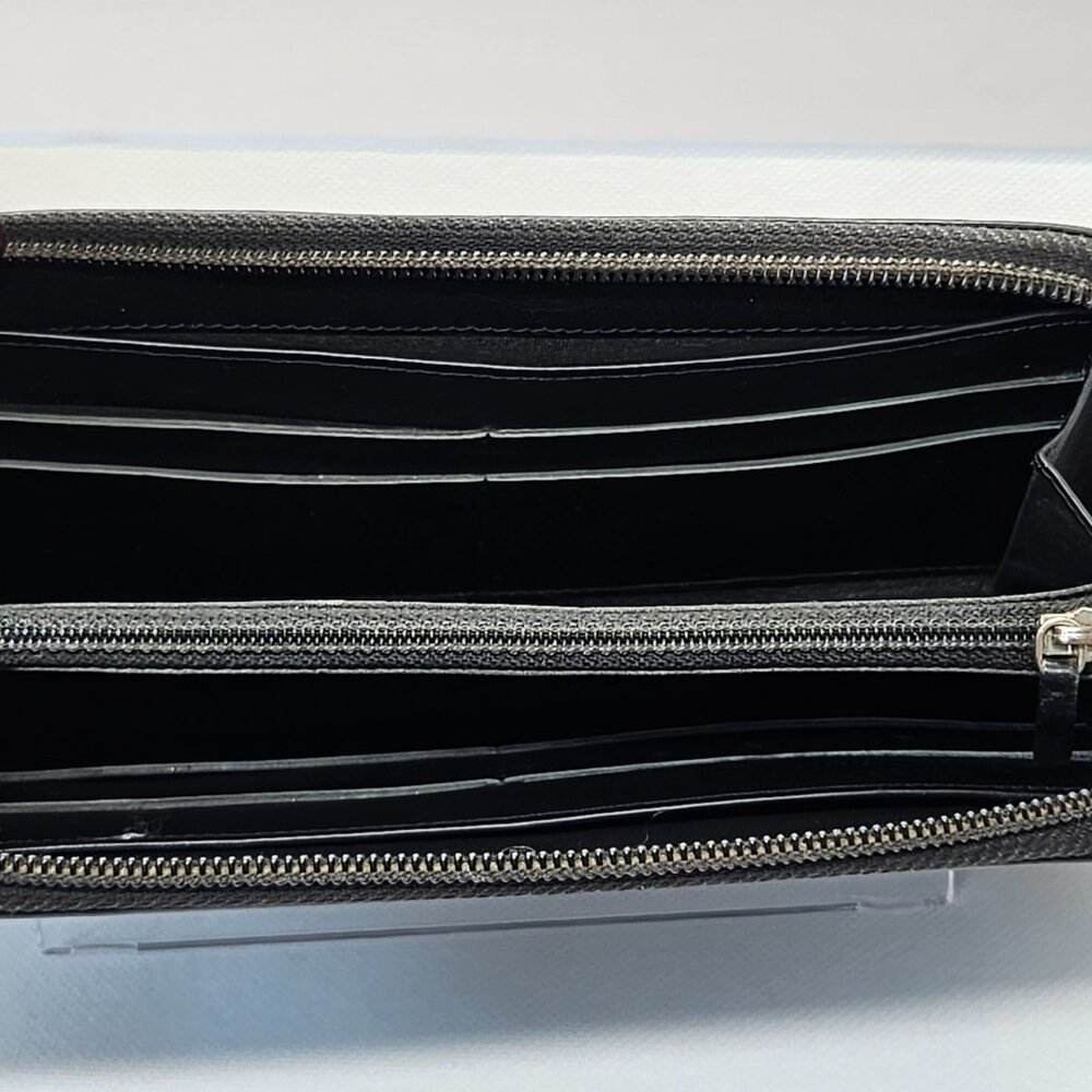 Chanel Timeless Caviar Black Leather Full Zipper Wallet - Picture 9 of 11